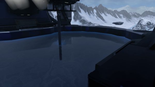 Glacier Break out canvas