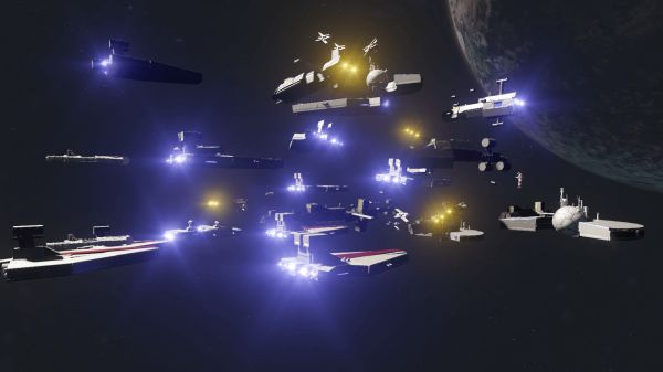 Clone Wars Space Battle