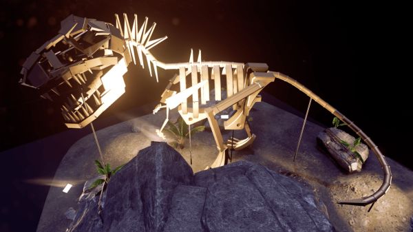 T REX SKELETON - PREFAB