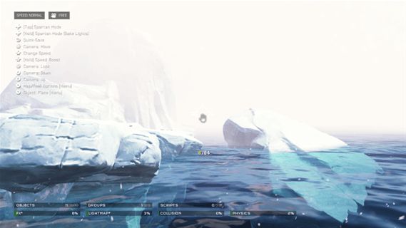 Frozen sea