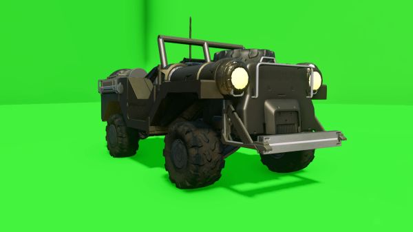 Drivable WW2 Jeep