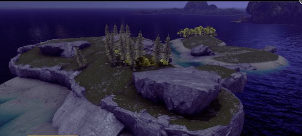 Tidal Island Canvas 3
