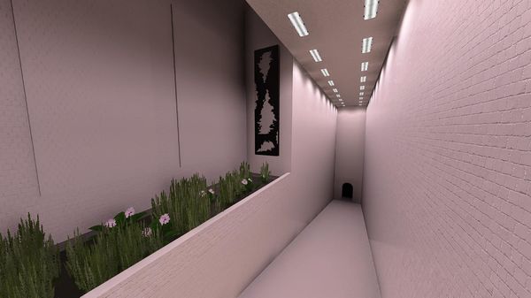 Ceramic hallway - Liminal space