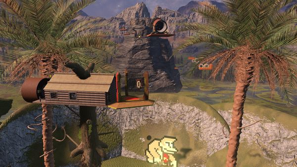 CONTEST MAP #2- TREE TOP BOP DONKEY KONG- Golf World Journey